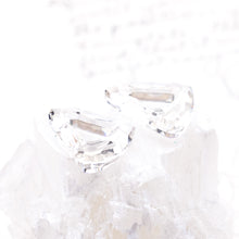 Load image into Gallery viewer, 20mm Silver Shade Cosmic Triangle Ring Link Pair - Doorbuster
