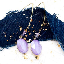 Load image into Gallery viewer, Lilac Paris Sparkle Earrings
