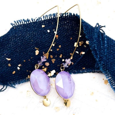 Lilac Paris Sparkle Earrings