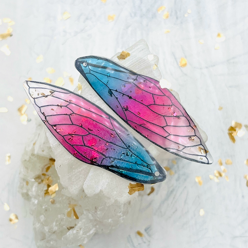 Glittery Butterfly Wings Pair