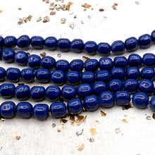 Load image into Gallery viewer, Pre-Order 6mm Crystal Dark Lapis Pearl Strand
