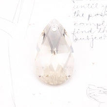 Load image into Gallery viewer, 50mm Silver Shade Pear-Shaped Premium Crystal Pendant
