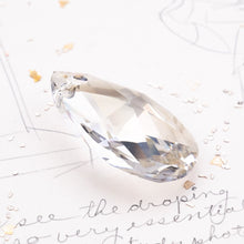 Load image into Gallery viewer, 50mm Silver Shade Pear-Shaped Premium Crystal Pendant

