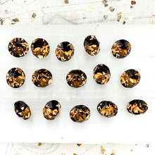 Load image into Gallery viewer, Light Smoked Topaz Foiled Crystal Set - 15pcs
