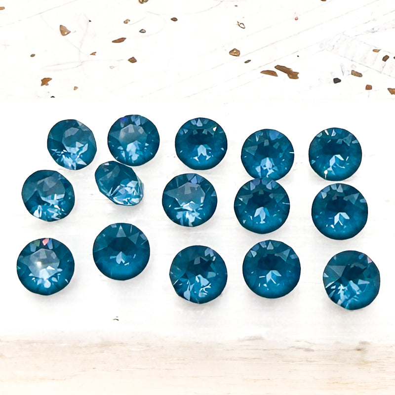 Teal Ignite Unfoiled Crystal Set - 15pcs