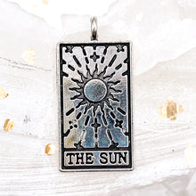 Load image into Gallery viewer, The Sun Tarot Card Charm
