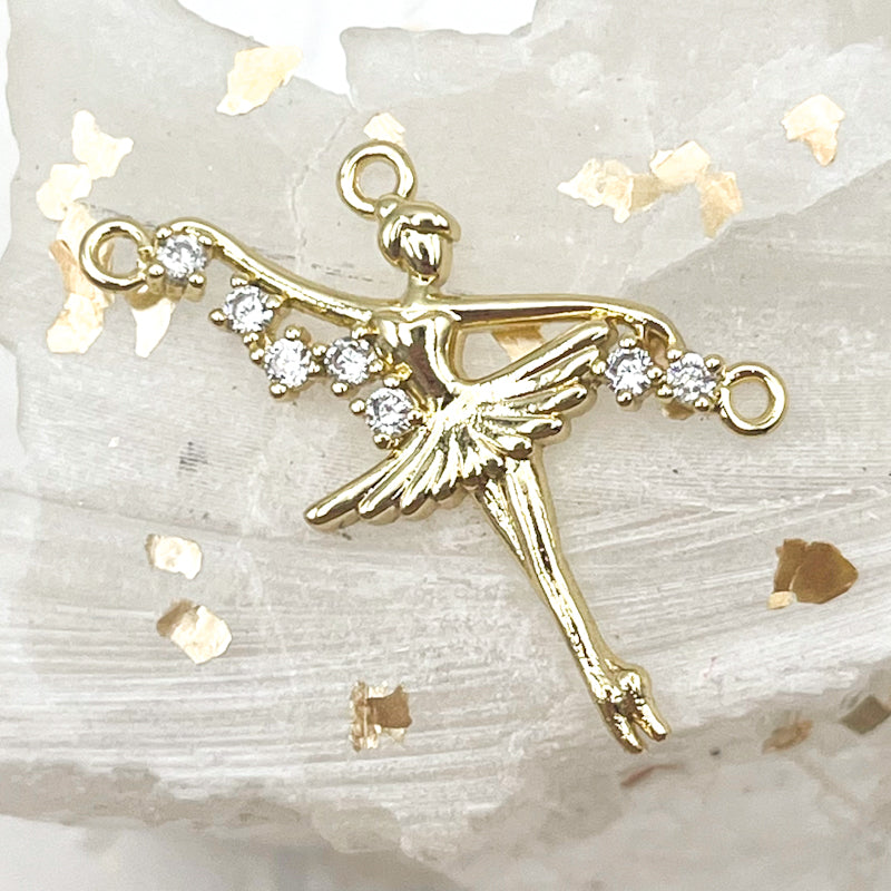Pre-Order Golden Ballerina Charm
