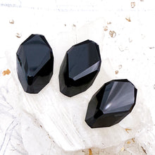 Load image into Gallery viewer, 20x13.5mm Jet Austrian Crystal Cubist Beads - 3pcs
