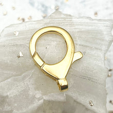 Load image into Gallery viewer, Pre-Order Large Antique Gold Swivel Lobster Clasp
