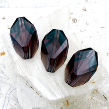 Load image into Gallery viewer, Pre-Order 20x13.5mm Burgundy Austrian Crystal Cubist Bead - 3pcs
