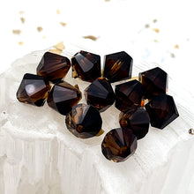 Load image into Gallery viewer, 8mm Topaz Blend Xilion Bead Premium Austrian Crystal-12 pcs
