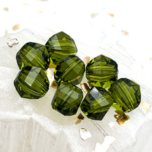 Load image into Gallery viewer, 8mm Olivine Premium Austrian Crystal Lucerna Bead -8pcs
