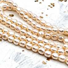 Load image into Gallery viewer, 6mm Creamrose Premium Austrian Crystal Pearl Strand
