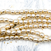 Load image into Gallery viewer, 6mm Creamrose Light Premium Austrian Crystal Pearl Strand
