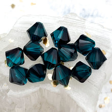 Load image into Gallery viewer, 8mm Burgendy Blue Zircon Blue Xilion Bead Premium Austrian Crystal-12 pcs
