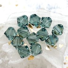 Load image into Gallery viewer, 8mm Indian Sapphire Xilion Bead Premium Austrian Crystal-12 pcs
