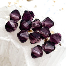 Load image into Gallery viewer, 8mm Amethyst Blend Xilion Bead Premium Austrian Crystal-12 pcs
