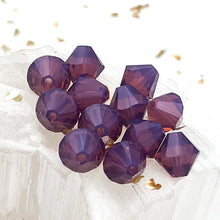 Load image into Gallery viewer, 8mm Cyclamen Opal Xilion Bead Premium Austrian Crystal-12 pcs
