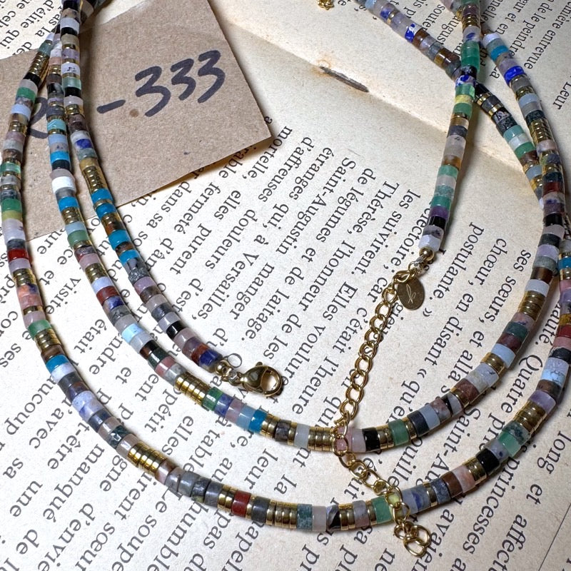 Simple Beaded Necklace - Paris Find