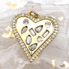 Load image into Gallery viewer, 18K Gold Plated Pieces of My Heart Pendant

