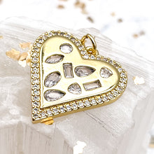 Load image into Gallery viewer, 18K Gold Plated Pieces of My Heart Pendant
