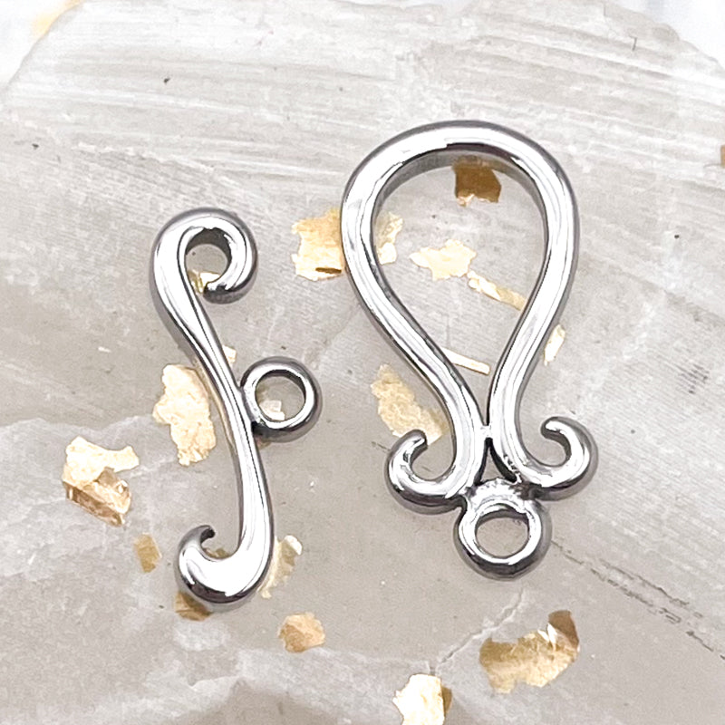 Teardrop Stainless Steel Toggle Clasp