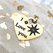 Load image into Gallery viewer, 18K Gold Plated I LOVE YOU Charm

