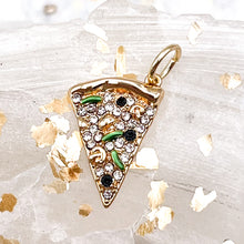 Load image into Gallery viewer, Golden Pizza Pendant
