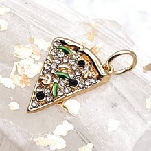 Load image into Gallery viewer, Golden Pizza Pendant
