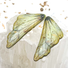 Load image into Gallery viewer, Yellow With Gold Foil Wings-2pcs
