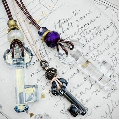 Easy & Stunning Necklaces with Crystal Keys