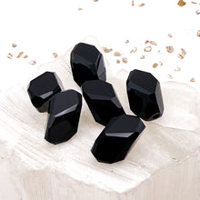Load image into Gallery viewer, Pre-Order 12x8mm Jet Austrian Crystal Cubist Beads - 6pcs
