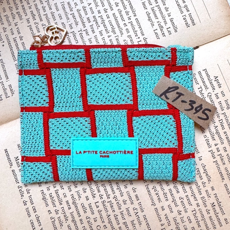 Red and Blue Pouch - Paris Find