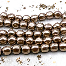 Load image into Gallery viewer, Pre-Order 8mm Crystal Bronze Pearl Strand
