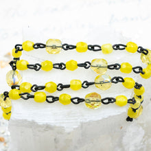 Load image into Gallery viewer, Bright Yellow Bead Chain - 1 Foot
