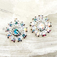 Load image into Gallery viewer, Crystal Flower Pair with AB - 2pcs
