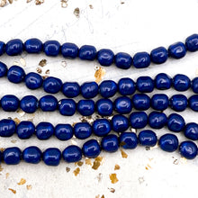 Load image into Gallery viewer, Pre-Order 6mm Crystal Dark Lapis Pearl Strand
