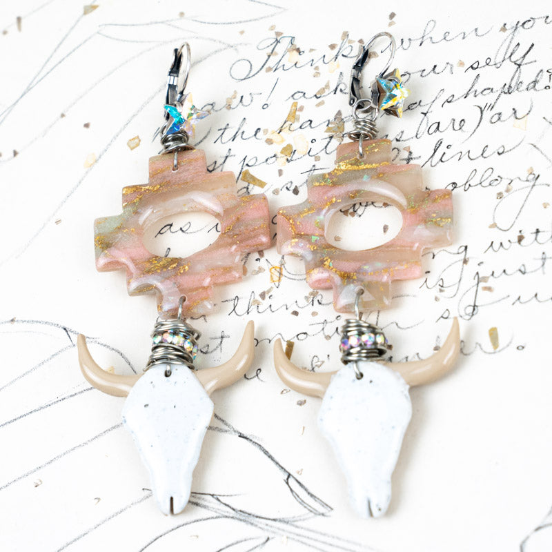 Lone Star Earrings from Candie's Finished Jewelry Stash