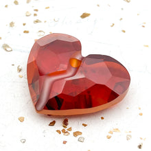 Load image into Gallery viewer, 36mm Large Red Magma Forever 1 Heart Premium Crystal Pendant
