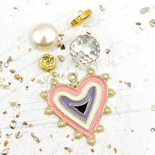 Load image into Gallery viewer, Pop of Pearl Pink Heart Pendant Kit
