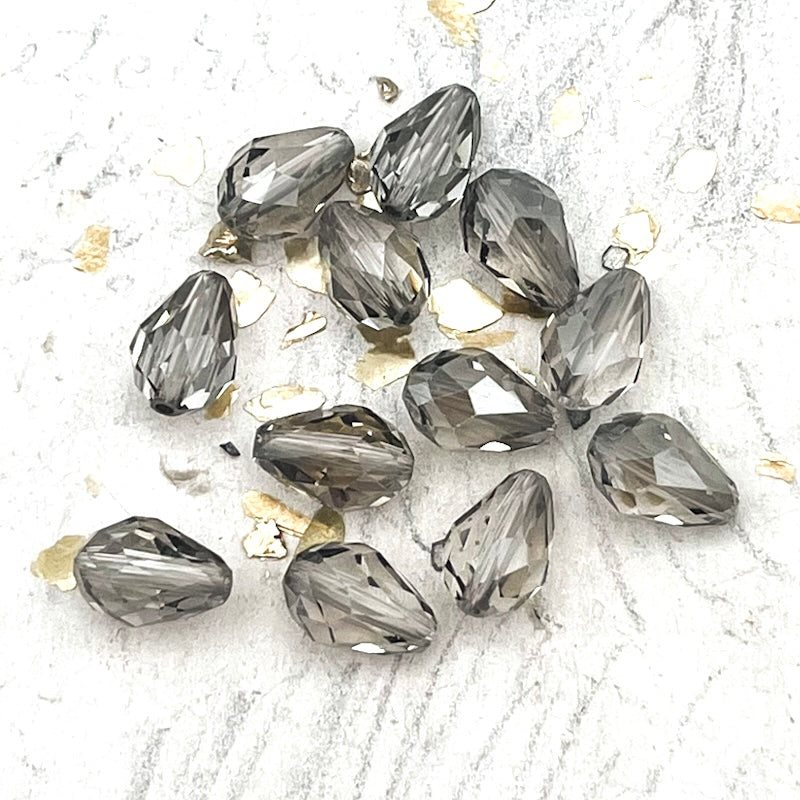 9x6mm Satin Premium Crystal Elements - 12pcs