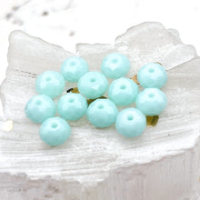 Load image into Gallery viewer, 6mm Mint Alabaster Premium Austrian Crystal Briolette Beads - 12pcs
