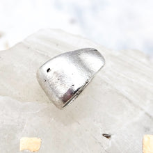 Load image into Gallery viewer, Antique Silver Plated Brass Pinch Bail
