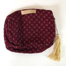 Load image into Gallery viewer, Floral Maroon Bag - Paris Find
