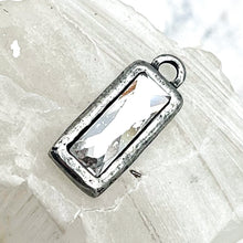 Load image into Gallery viewer, Antique Silver Pendant with Premo Crystal
