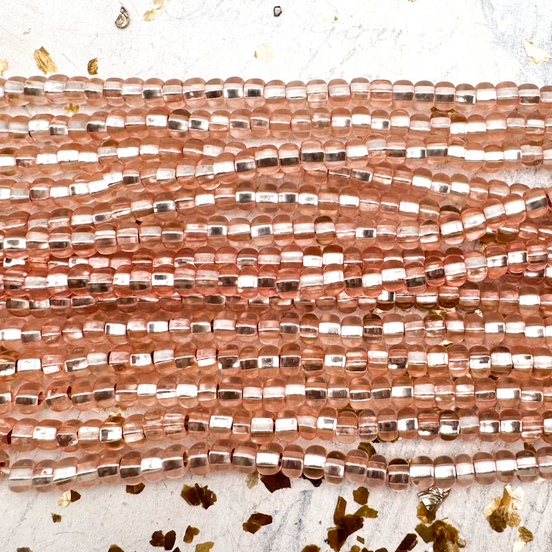 6/0 Pink Chantille Seed Bead Hank