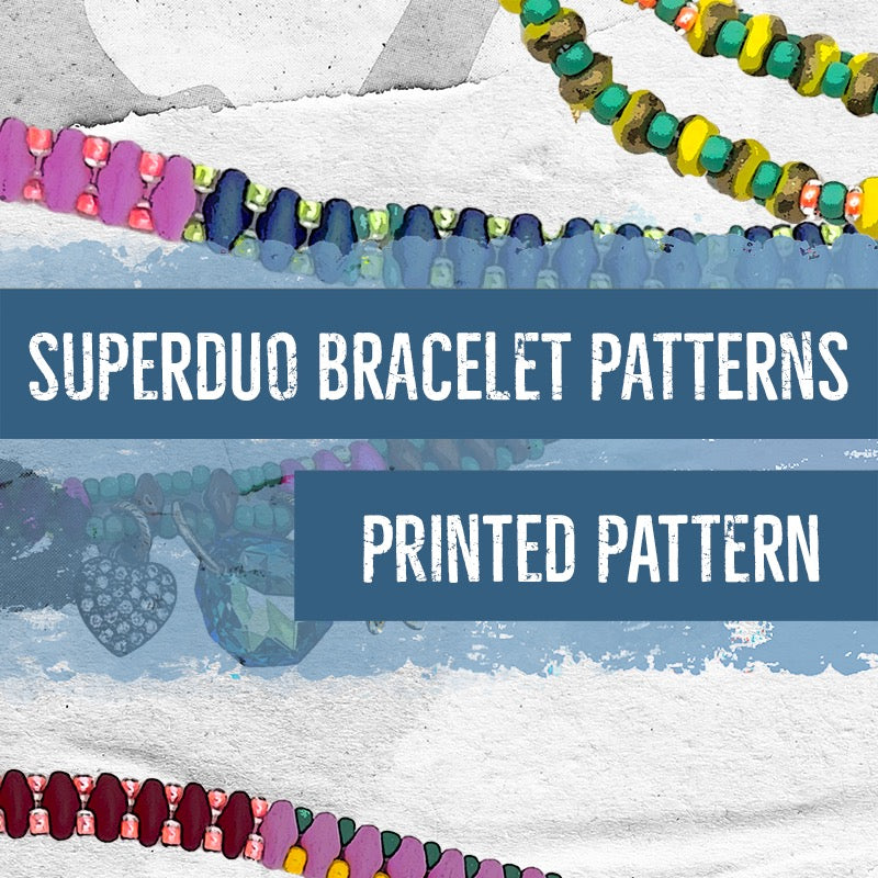 Superduo Bracelet Pattern Pack - Printed