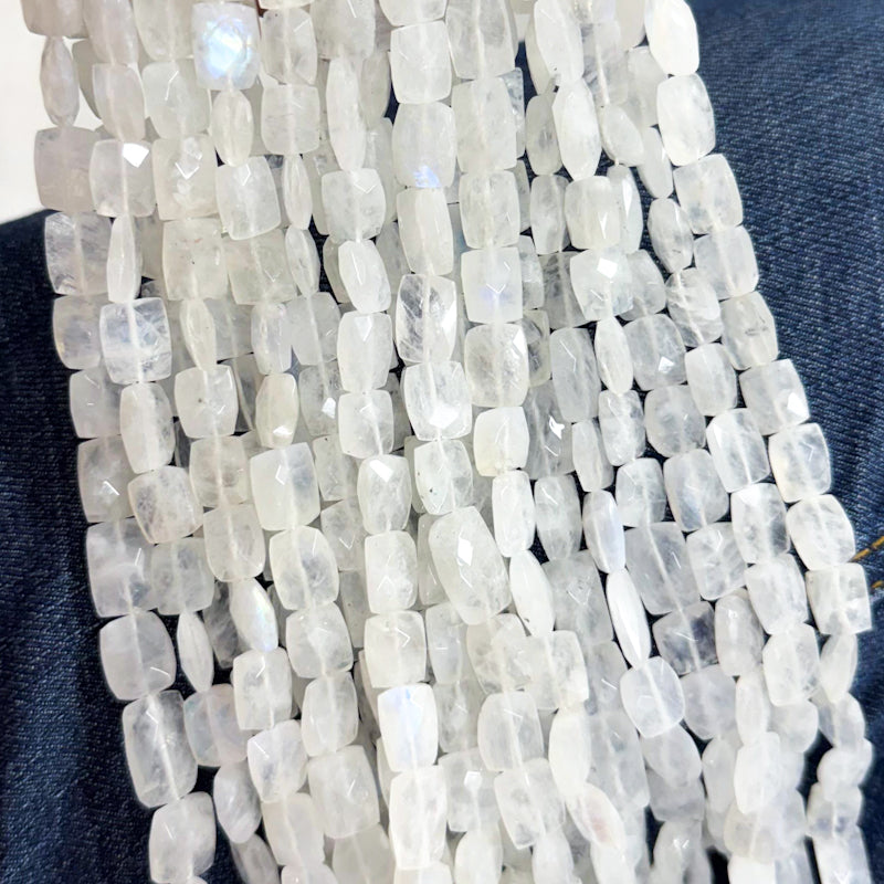 Pre-Order Faceted Rectangle Moonstone Nuggets (G)