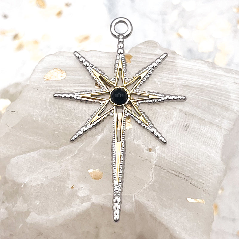 Natural Onyx Star of the North Pendant