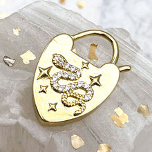 Load image into Gallery viewer, 18K Gold Plated Snake &amp; Star Clasp
